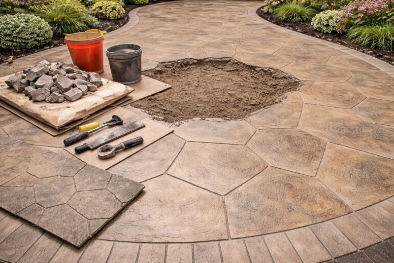 Decorative Concrete Repair in Edmond, OK