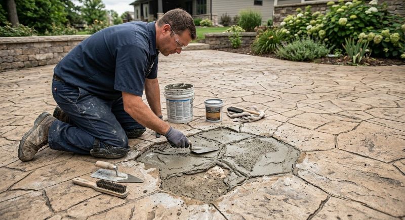 Decorative Concrete Repair in Bonita Springs, FL