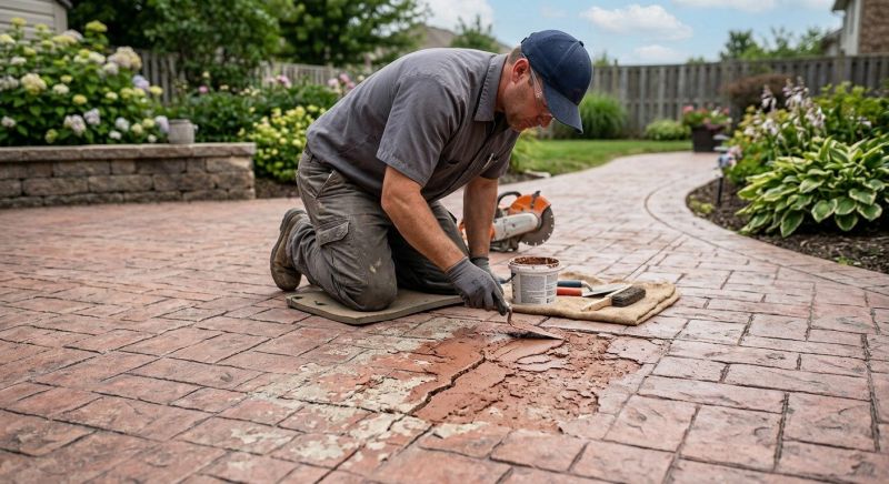 Decorative Concrete Repair in Rock Hill, SC