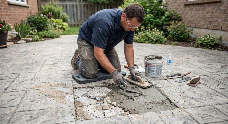 Decorative Concrete Repair in Charleston, SC